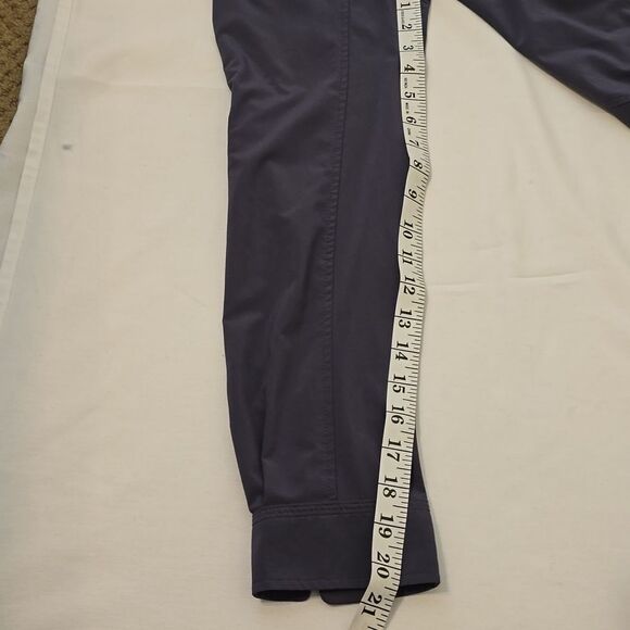 ExOfficio Button Up Shirt Vented Long Sleeve Sz M  Purple Women's Zip Po… - Picture 8 of 11